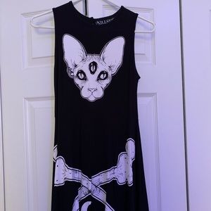 Black killstar skater dress